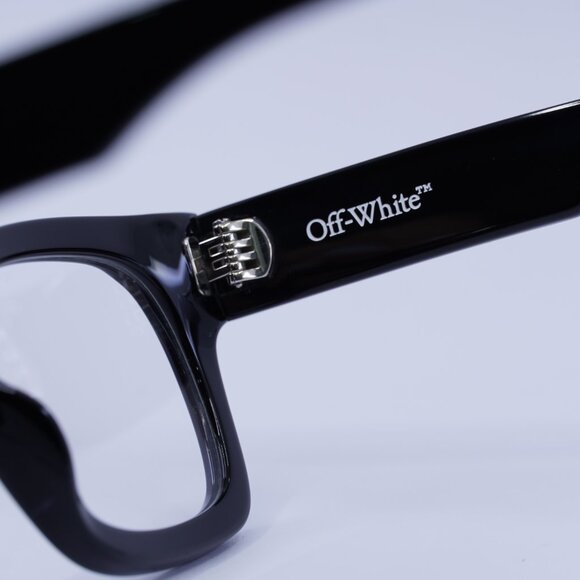 🕶️ New Off-White OERJ078 STYLE 78 1000 Eyeglasses - Black Frame - Picture 7 of 10